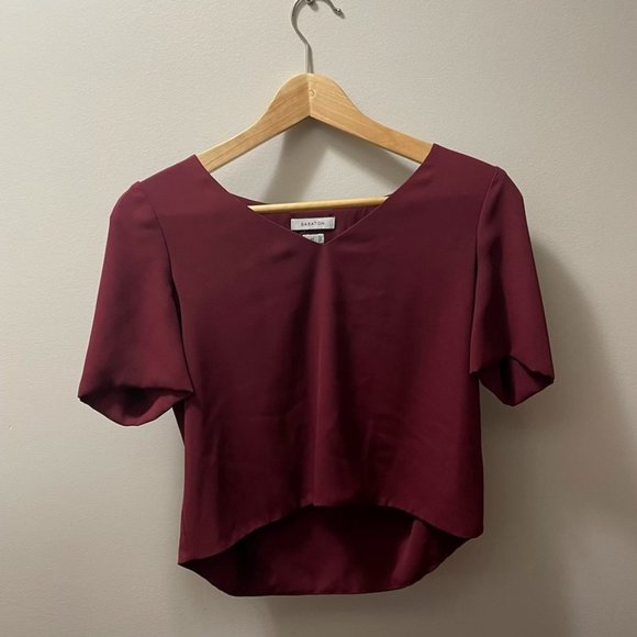 Babaton v-neck blouse (size XS) - Picture 1 of 3